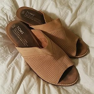 Tom's Majorca Suede Open toed mules